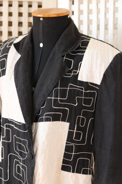 Blazer anos 80 de linho M - comprar online
