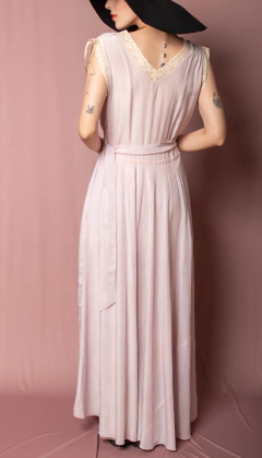 Slip dress anos 50 de seda P/M - comprar online