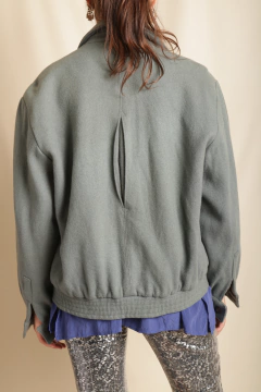 Jaqueta vintage de lã P/M - loja online