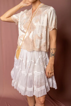 Liseuse anos 60 de seda P/M