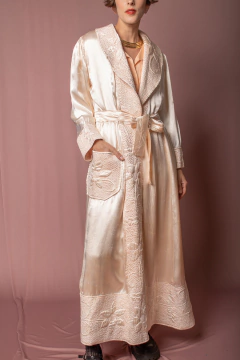 Sobreposição anos 40 de seda P/M - loja online