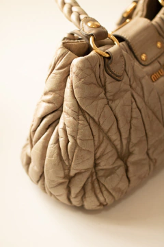 Bolsa M&U M&U Madras couro - comprar online