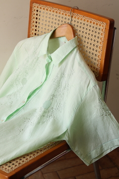 Camisa vintage linho M