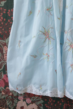 Conjunto anos 60 bordado M/G - Antonieta Brechó