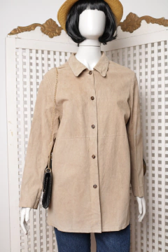 Camisa de couro vintage M - comprar online