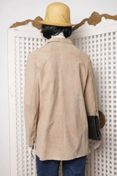 Camisa de couro vintage M na internet