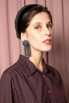 Brinco cascata cristal na internet