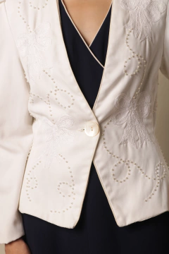Blazer vintage bordado P - loja online