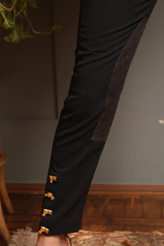 Calça vintage "montaria" 38/40 - Antonieta Brechó