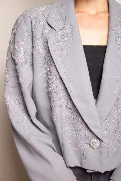 Blazer bordado P/M - Antonieta Brechó