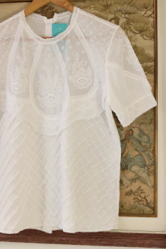 Camisa vintage romântica P/M - comprar online