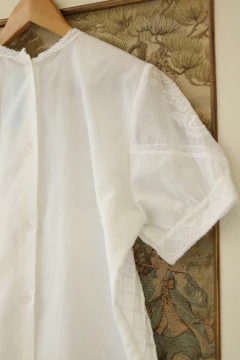 Camisa vintage romântica P/M - comprar online