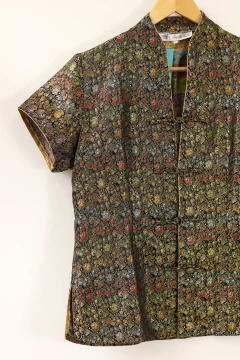 Blusa chinesa vintage P/M - comprar online
