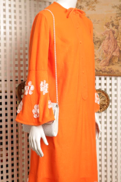 Vestido vintage anos 70 P/M - Antonieta Brechó