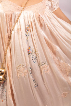 Slip dress seda anos 50 P/M - loja online