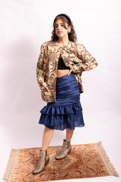 Blazer vintage de seda M - comprar online