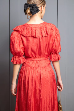 Vestido vintage de seda P/M