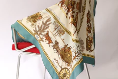 Lenço Hermès vintage de seda - comprar online