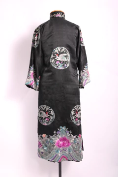 Imagem do Veste japonesa anos 40 de seda bordado P