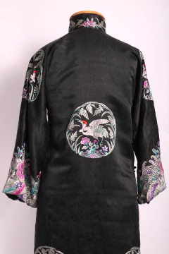 Veste japonesa anos 40 de seda bordado P - comprar online