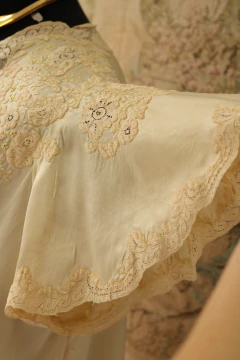 Liseuse anos 50 de seda P - Antonieta Brechó