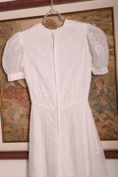 Vestido vintage romantico PP - Antonieta Brechó