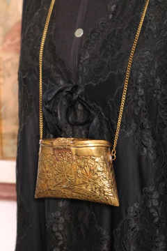 Pequena bolsa vintage de metal - Antonieta Brechó