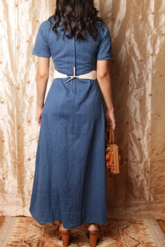 Vestido vintage anos 70 P na internet