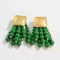 Brinco cascata verde