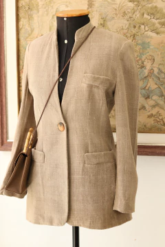 Blazer de linho P MARA MAC - comprar online