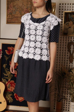 Blusa linda de crochê P - Antonieta Brechó