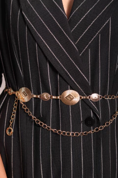 Cinto corrente dourada - comprar online