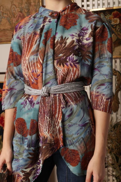 Cinto corda prateada P - comprar online