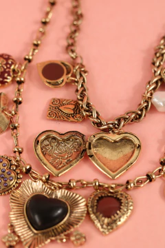 Colar duplo heart - Antonieta Brechó