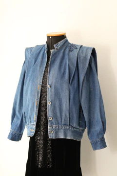 Jaqueta jeans anos 80 P/M - comprar online