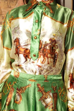 Conjunto vintage deslumbrante P/M