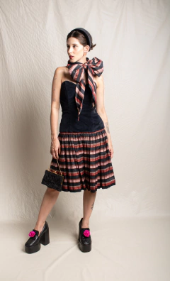 Vestido lação anos 80 P