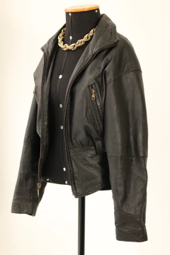 Jaqueta anos 80 de couro P