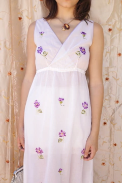 Imagem do Conjunto de camisola e penhoar vintage P