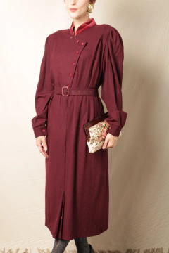 Vestido vintage de lã M/G na internet