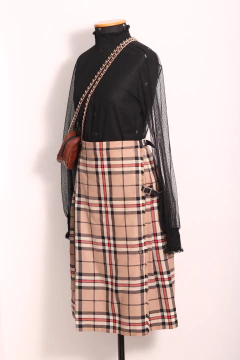 Saia kilt de lã na internet