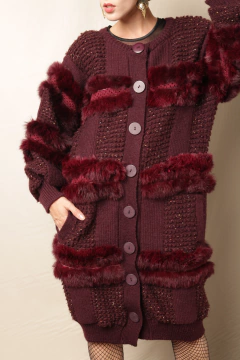 Casaco vintage de lã anos 80 P/M na internet