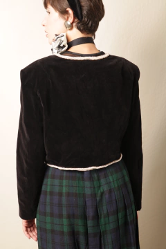 Casaqueto vintage veludo P/M - comprar online
