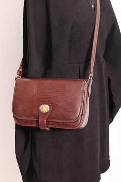 Bolsa vintage Victor Hugo de couro