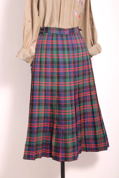 Saia xadrez vintage P/M - loja online