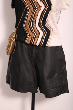 Bermuda vintage de couro P/38