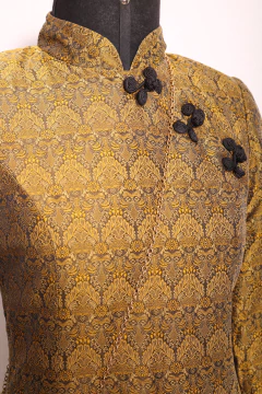 Vestido vintage de seda P - Antonieta Brechó