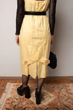 Vestido vintage de linho M/G