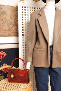 Bolsa/maleta vintage francesa anos 60 na internet