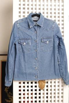 Camisa jeans vintage P - Antonieta Brechó